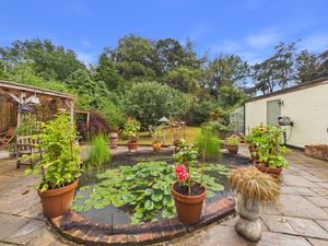 REAR GARDEN FROM POND- click for photo gallery